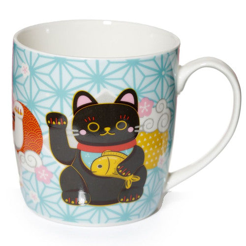 Maneko Neko Porcelain Gift Mug
