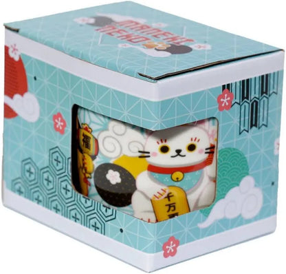 Maneko Neko Porcelain Gift Mug