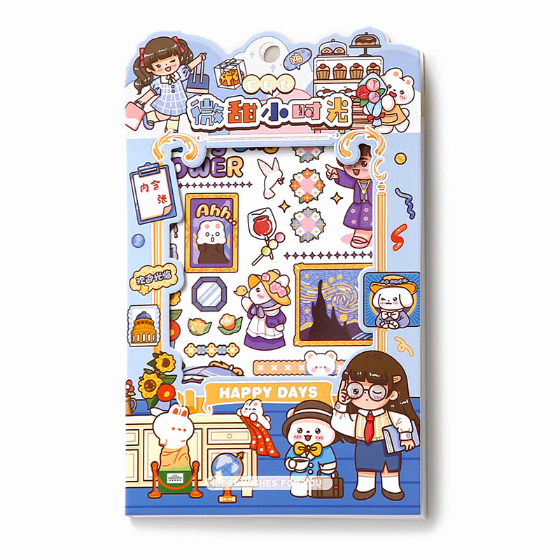 15Pcs Set of Washi Sticker Sheet for Infinite holiday activity fun