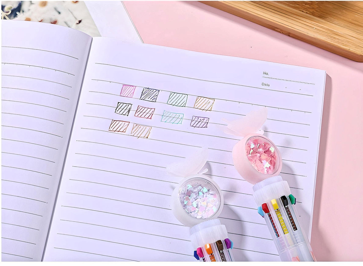 Butterfly Pen | Multi Color Pens 10- in-1 | Stationery Gift | Kawaii Stationery| Cute Pens | Novelty Pen | Gifts for friends| Gifts for kids