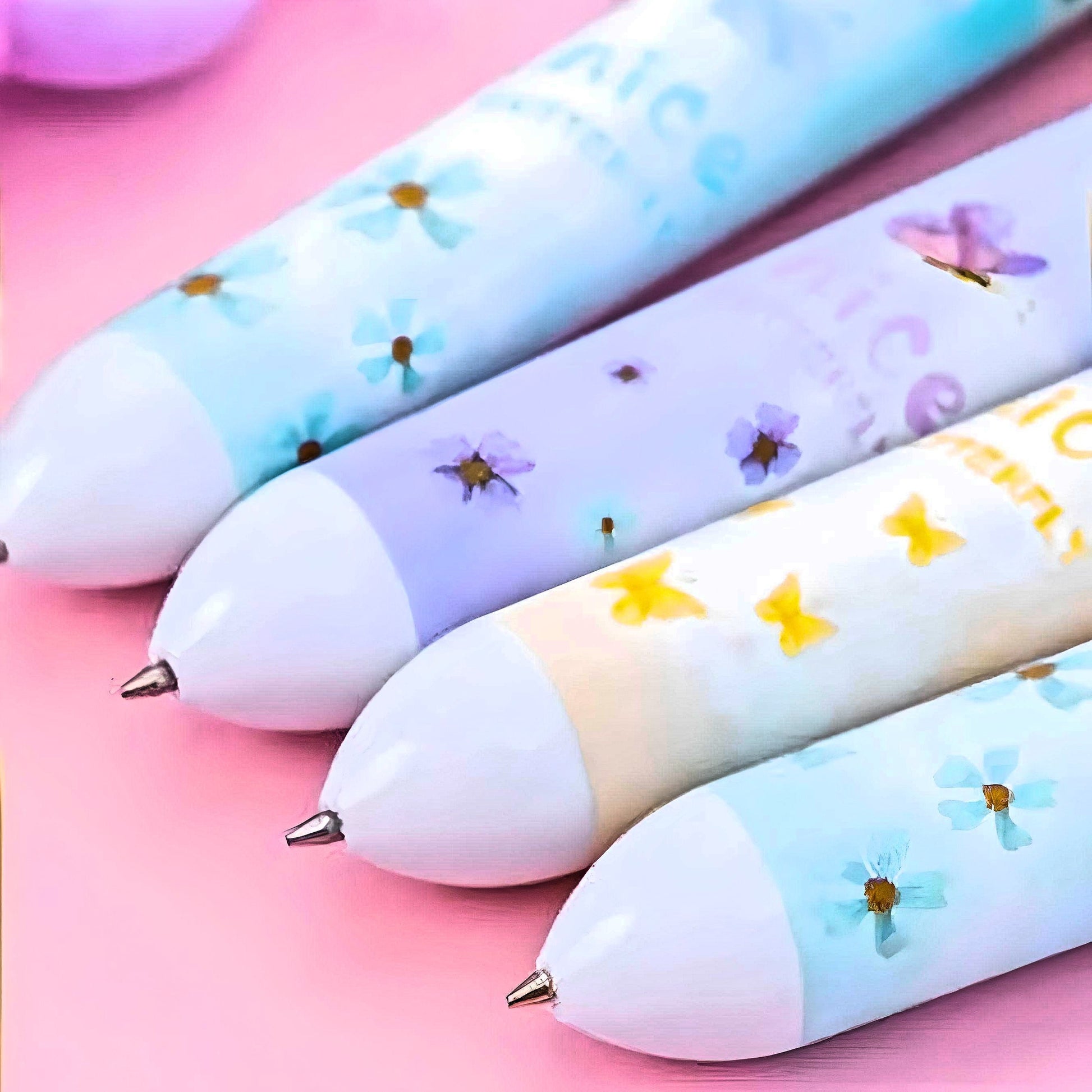 Butterfly Pen | Multi Color Pens 10- in-1 | Stationery Gift | Kawaii Stationery| Cute Pens | Novelty Pen | Gifts for friends| Gifts for kids