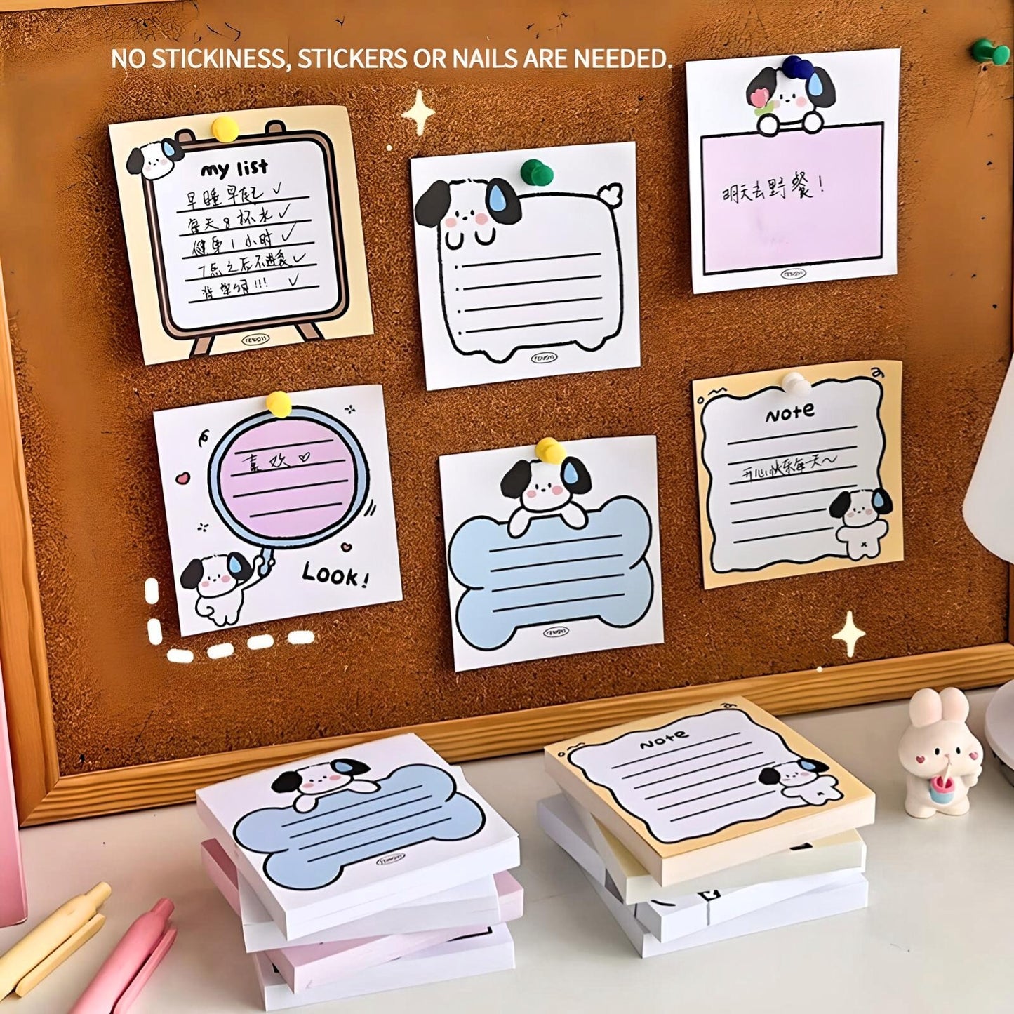 Kawaii Memo Pad | Cute Notes | Kawaii Notepad | Japanese Memo Notes | Cute Scrapbooking | Cute Gifts for Kids | Cute Stationery