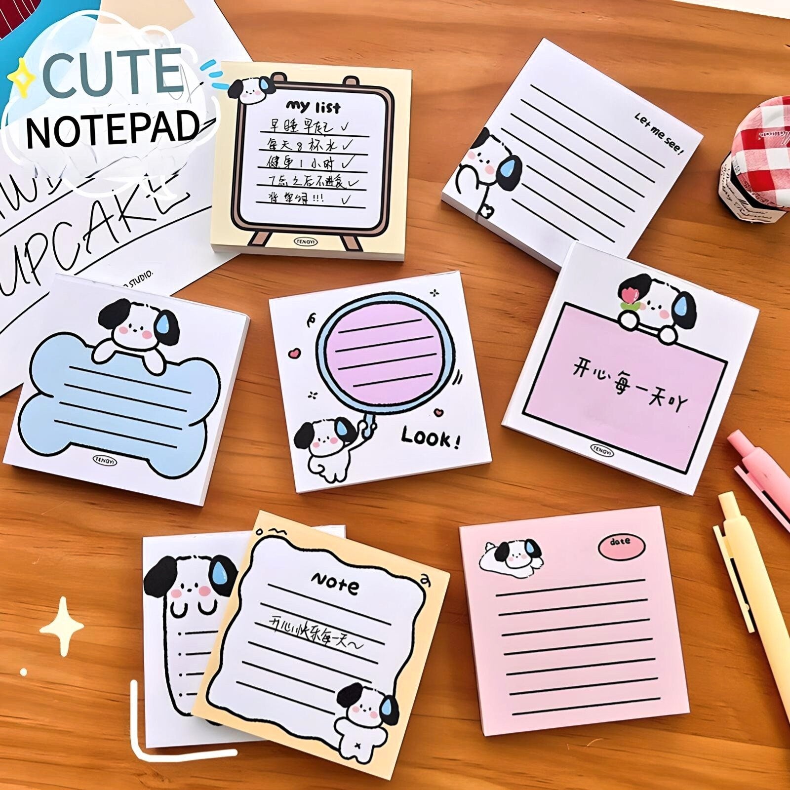 Kawaii Memo Pad | Cute Notes | Kawaii Notepad | Japanese Memo Notes | Cute Scrapbooking | Cute Gifts for Kids | Cute Stationery