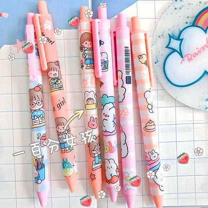 cute pink gel pens