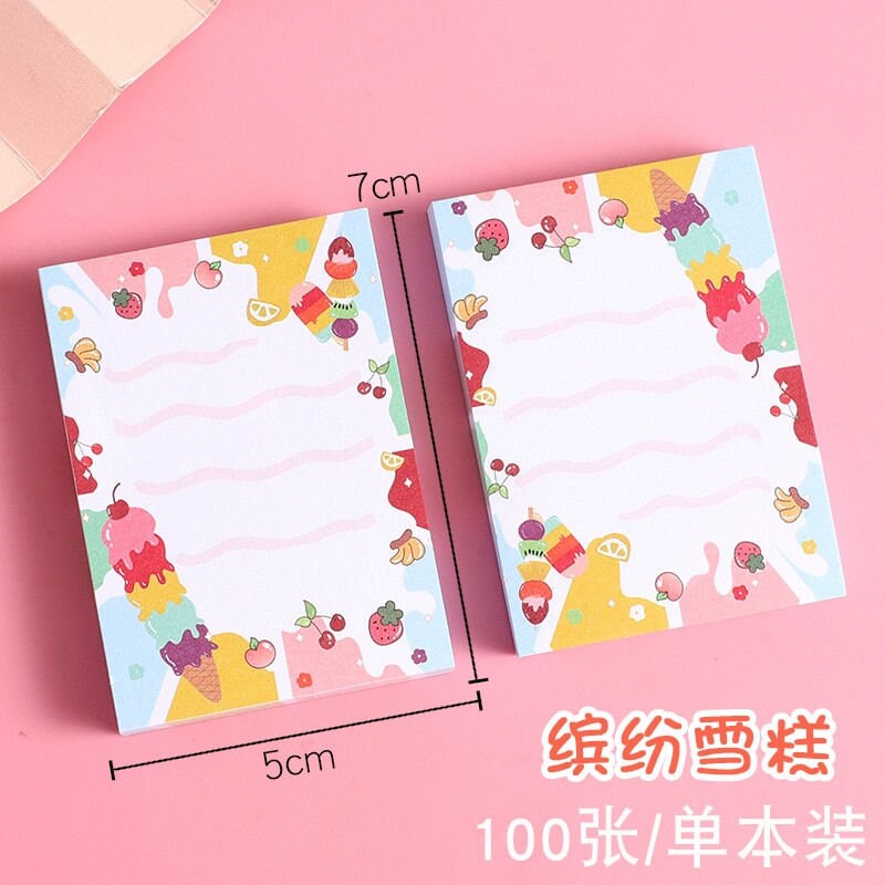 Stocking Stuffer, Cute Memo Pad, Kawaii Notepad, Stationary for Kids, Kawaii Stationery, Scrapbooking, Cute Journal Supplies, Gift for kids