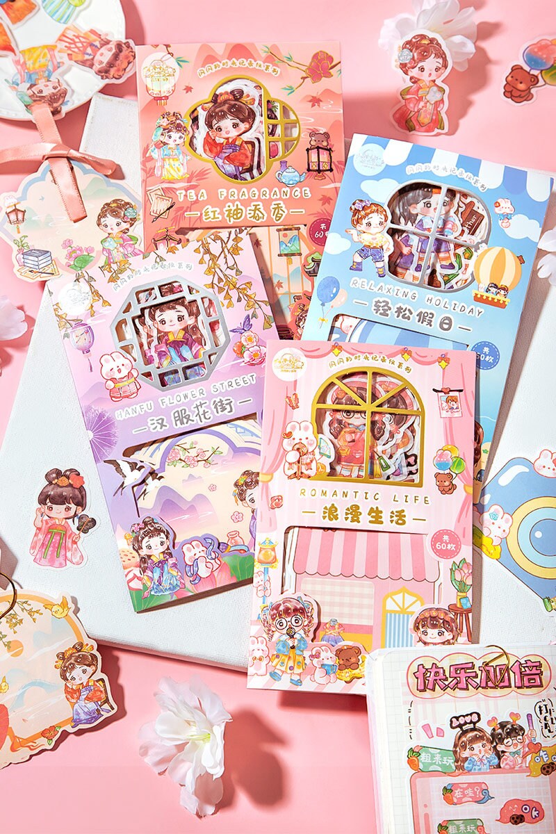 Kawaii Stckers for theme based journals.Keep thekids busythese holidays!!