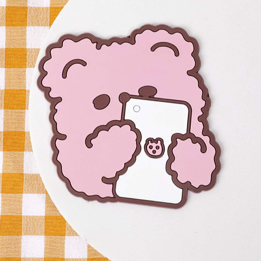 Kawaii Coaster, Creative Mini Cute Rabbit Water Coaster Silicone Cute Cartoon Table Mat