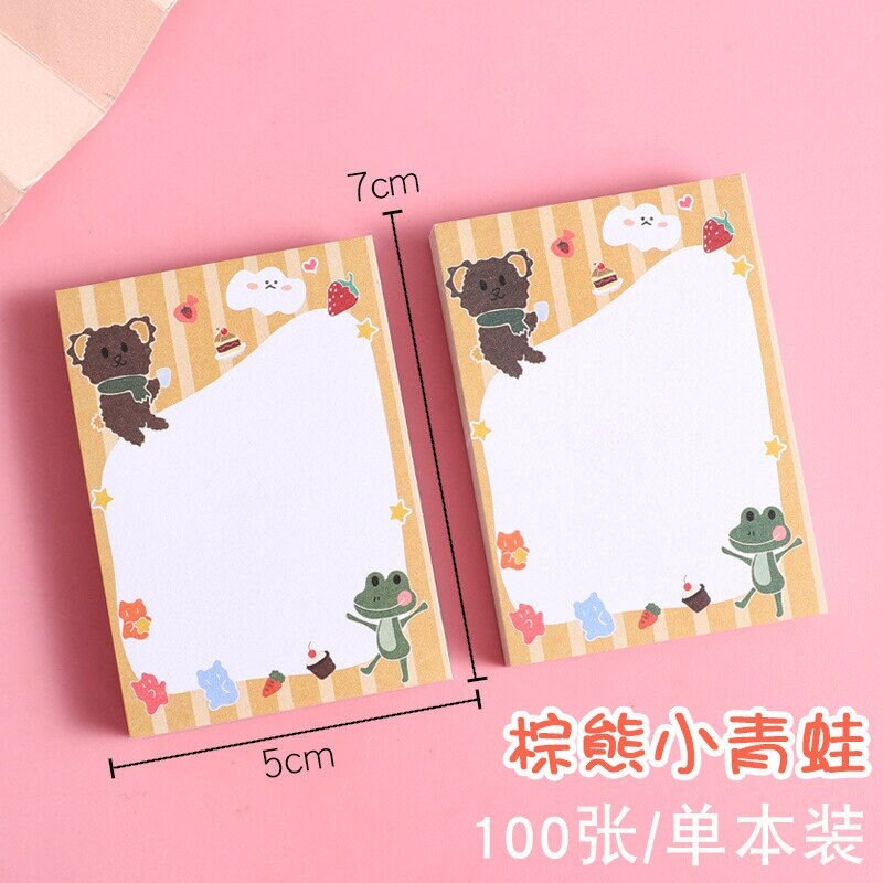 Stocking Stuffer, Cute Memo Pad, Kawaii Notepad, Stationary for Kids, Kawaii Stationery, Scrapbooking, Cute Journal Supplies, Gift for kids