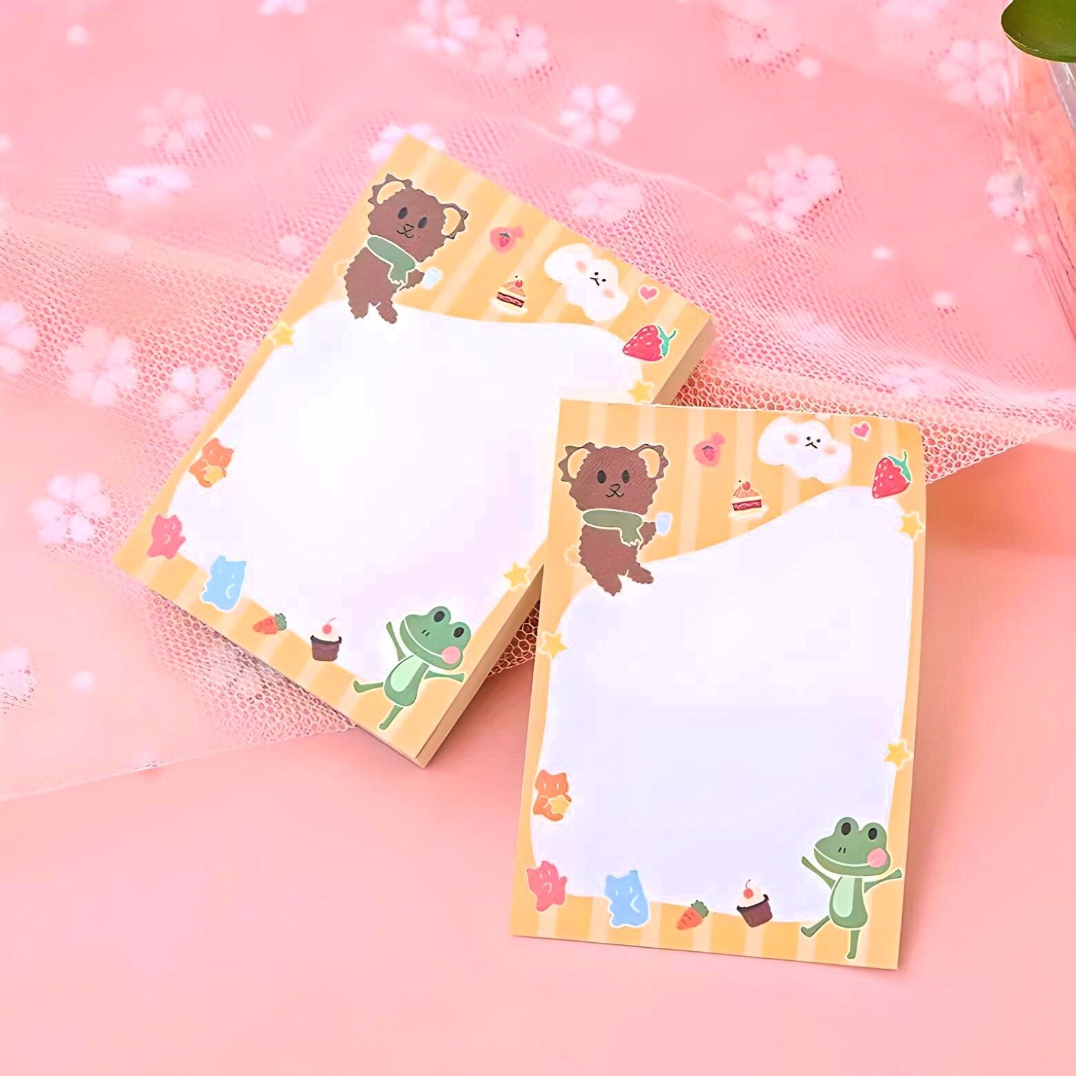 Stocking Stuffer, Cute Memo Pad, Kawaii Notepad, Stationary for Kids, Kawaii Stationery, Scrapbooking, Cute Journal Supplies, Gift for kids