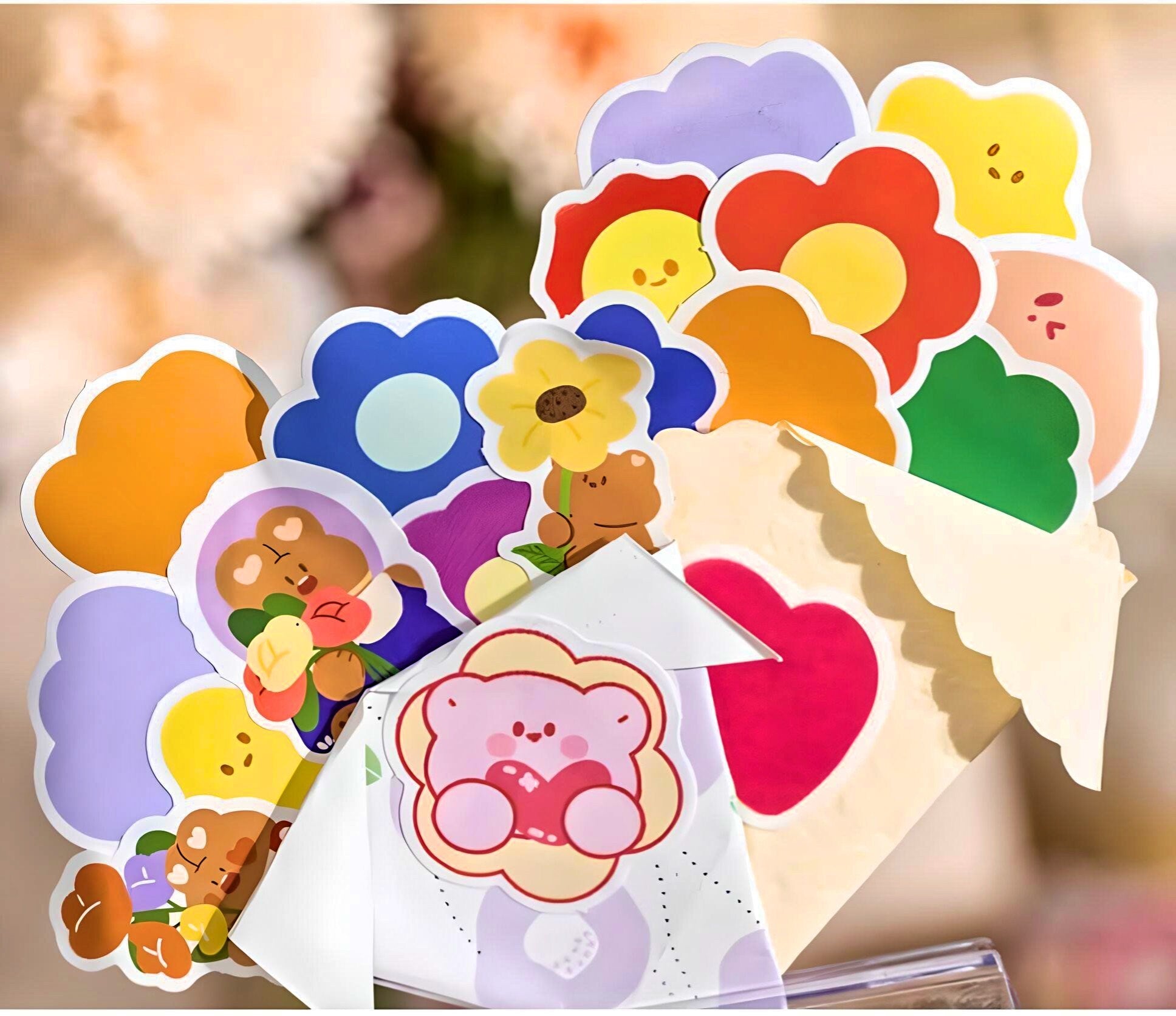 300 Pcs Kawaii Stickers, Cute Stickers for Journal, Stickers for Scrapbook, DIY Crafts, Animal Stickers, Journal Supplies, Cute Gifts for Ki