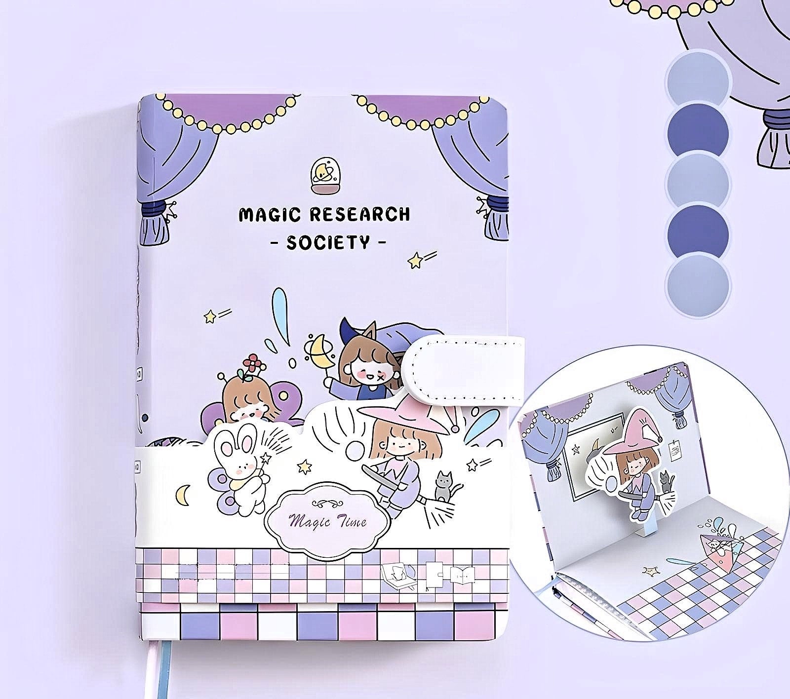 187 Pcs Novelty Gift for Kids, Birthday Gift for girls, Cute Gift, Kawaii Diary, Cute Journal Supplies, Scrapbooking Journal Kit, Washi Tape