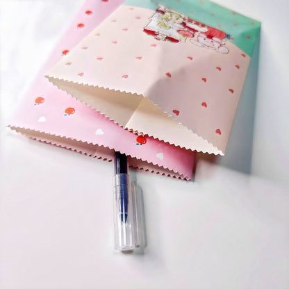 4Pcs Cute Kawaii Paper Sweet Favour Bags Buffet Gift Shop, Party Bags, Cartoon Kraft Paper Bag