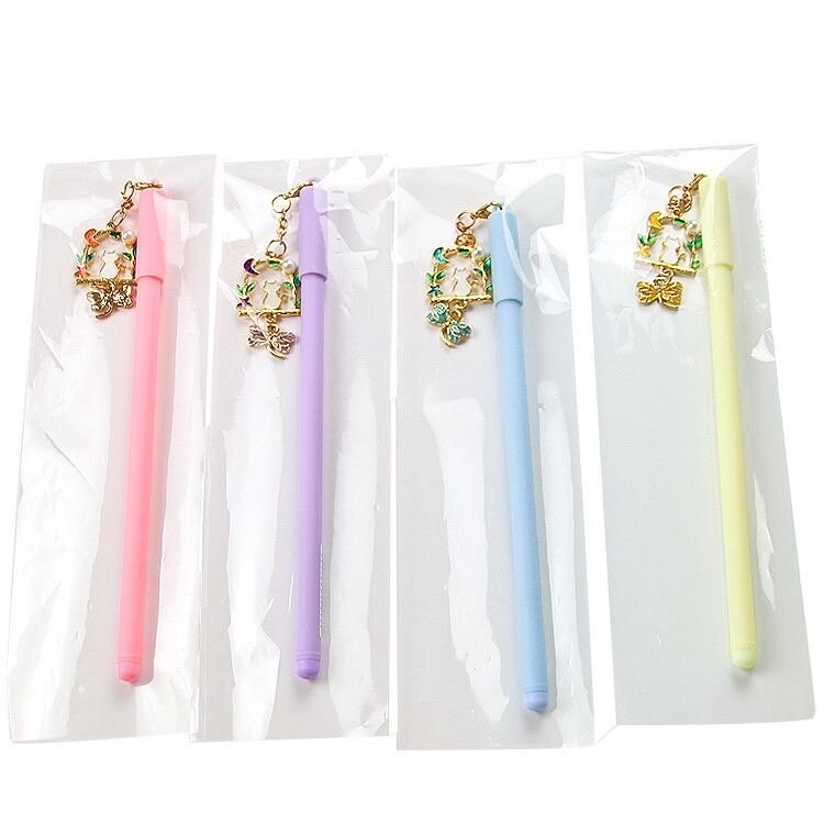 Cute Gel Pen | Dragonfly Cat Pendant Pen| Creative Pens| Cute School Supplies| Office Stationery