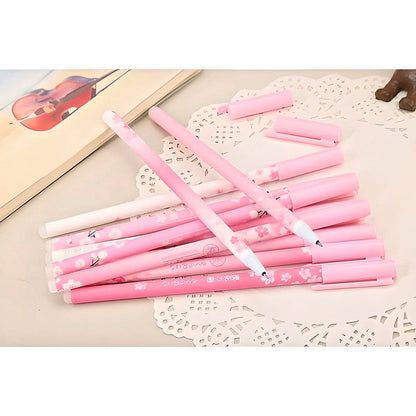24 Pcs Cute Pens Set |Cute Stationery| Birthday Party Bag |0.5mm blue gel ink| Kawaii pen | Wholesale School Supplies Office Stationery Haul