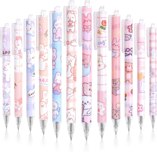 6 Cute Pens for Kawaii Lovers - 0.5mm Gel Pen Set | Anime Stationery | Cute School Supplies | Gifts for Girls | Japanese Stationary