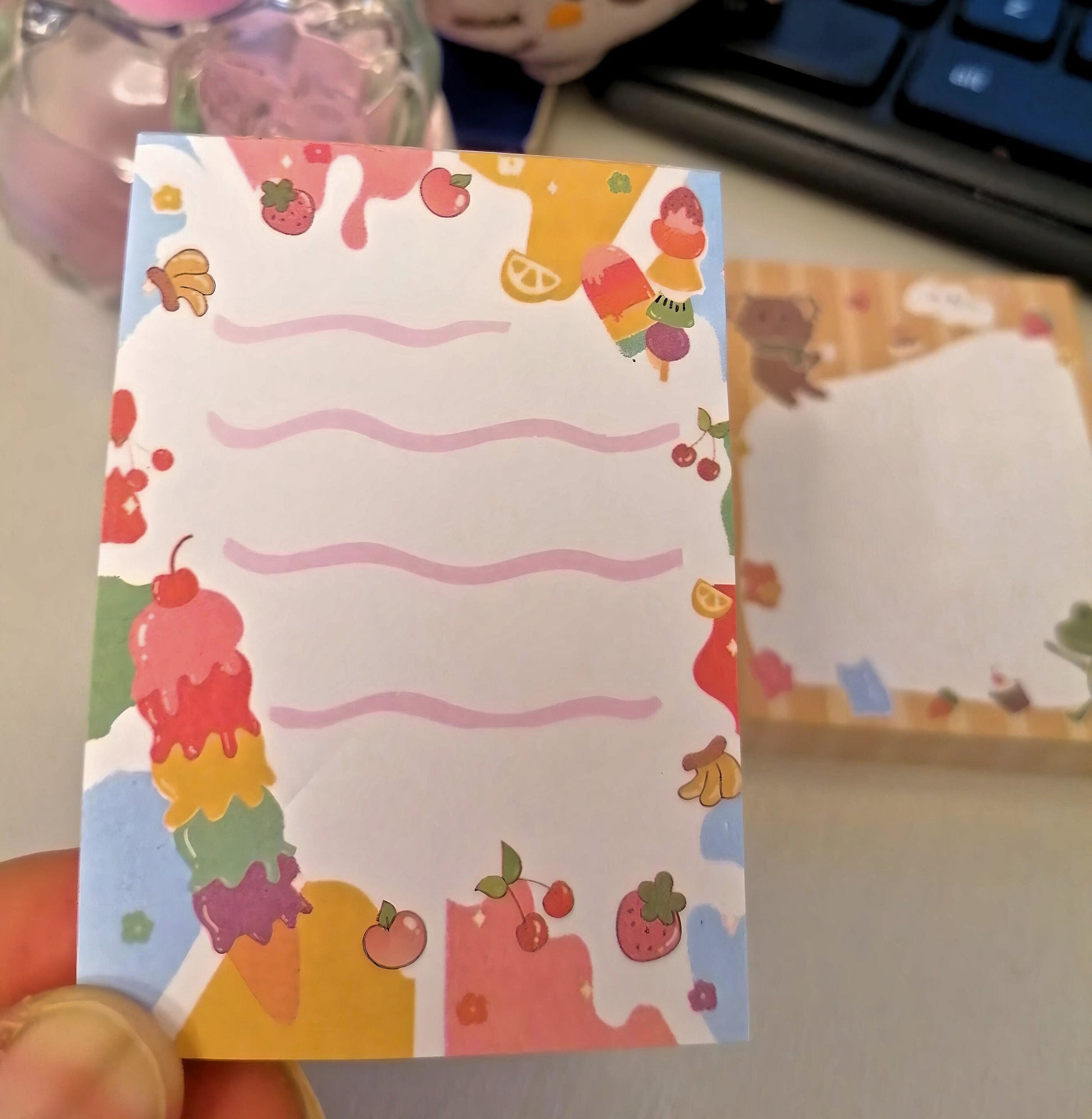 Stocking Stuffer, Cute Memo Pad, Kawaii Notepad, Stationary for Kids, Kawaii Stationery, Scrapbooking, Cute Journal Supplies, Gift for kids