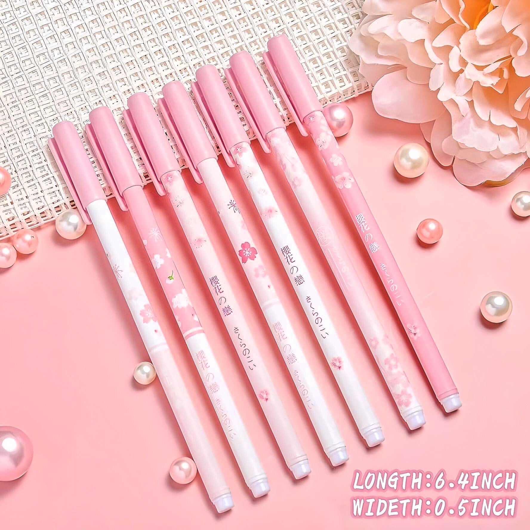 24 Pcs Cute Pens Set |Cute Stationery| Birthday Party Bag |0.5mm blue gel ink| Kawaii pen | Wholesale School Supplies Office Stationery Haul